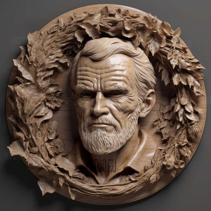 Charlton Heston 2 3d stl модель для ЧПУ